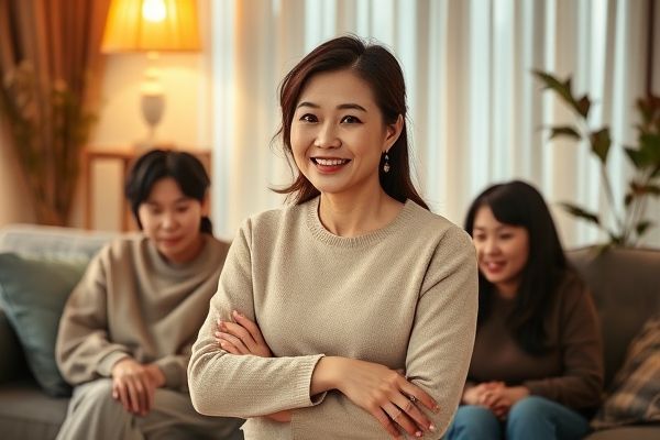 家有三个俏媳妇陈淑蓉：温馨幸福的家庭背后