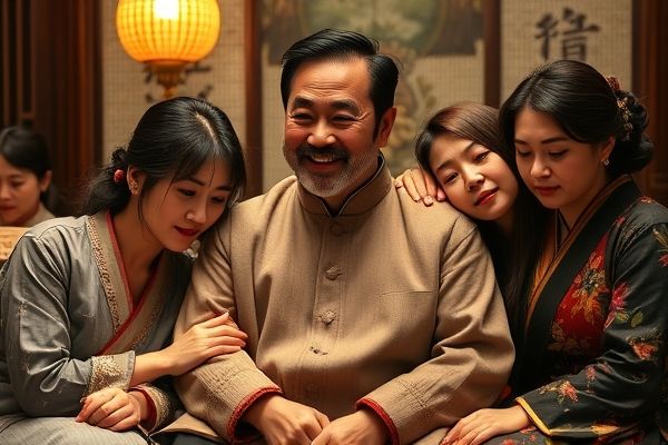 老卫的三个俏媳妇：一段传奇的爱情故事