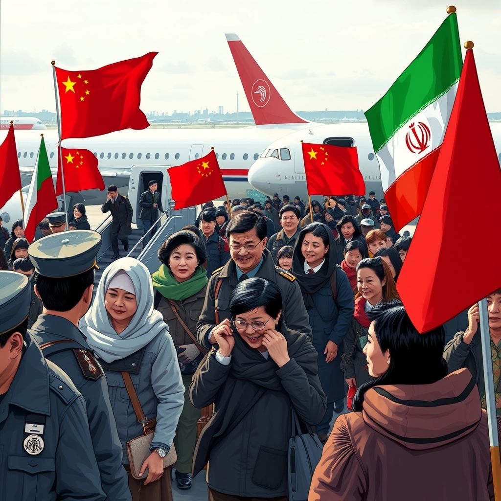 中国从伊朗启动首批撤侨行动，护侨使命再显