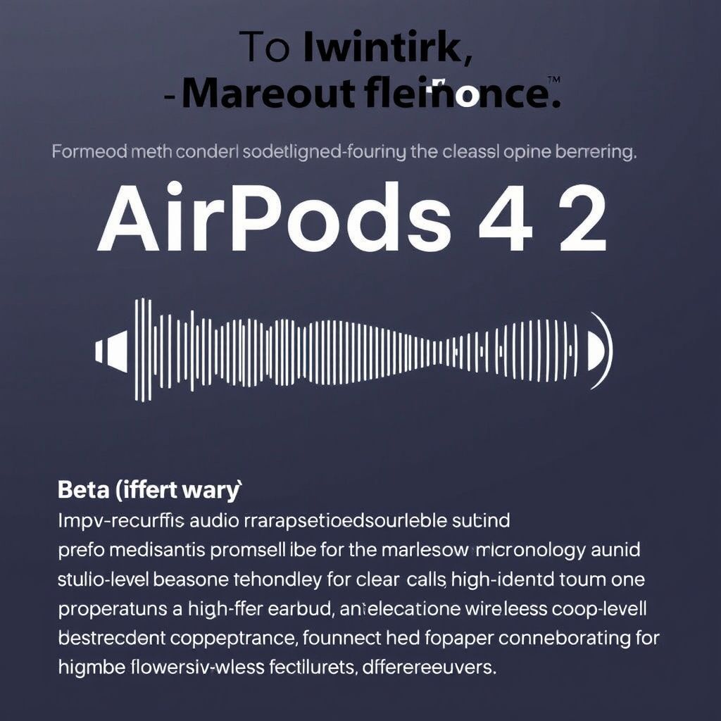 苹果AirPods4/Pro2推送新Beta固件：增强通话质