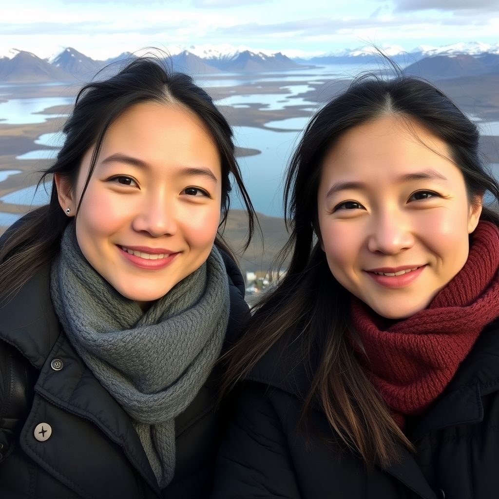 朱亚文携妻女冰岛度假沈佳妮素颜出镜气质依旧在线