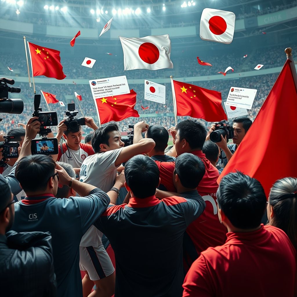 日本奉劝中国不要对亚运会上发生的暴力事件进行过度解读