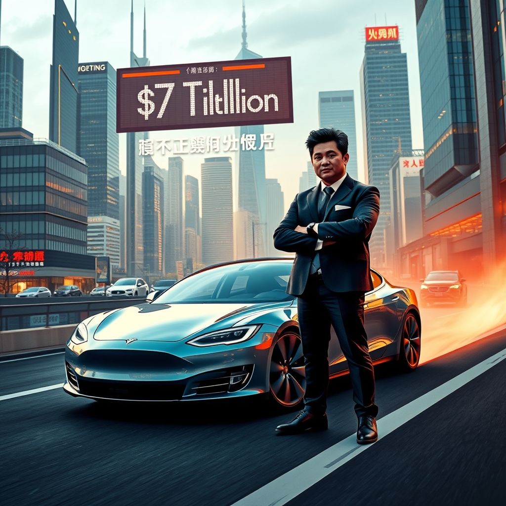 两个中国狠人，拯救7万亿特斯拉