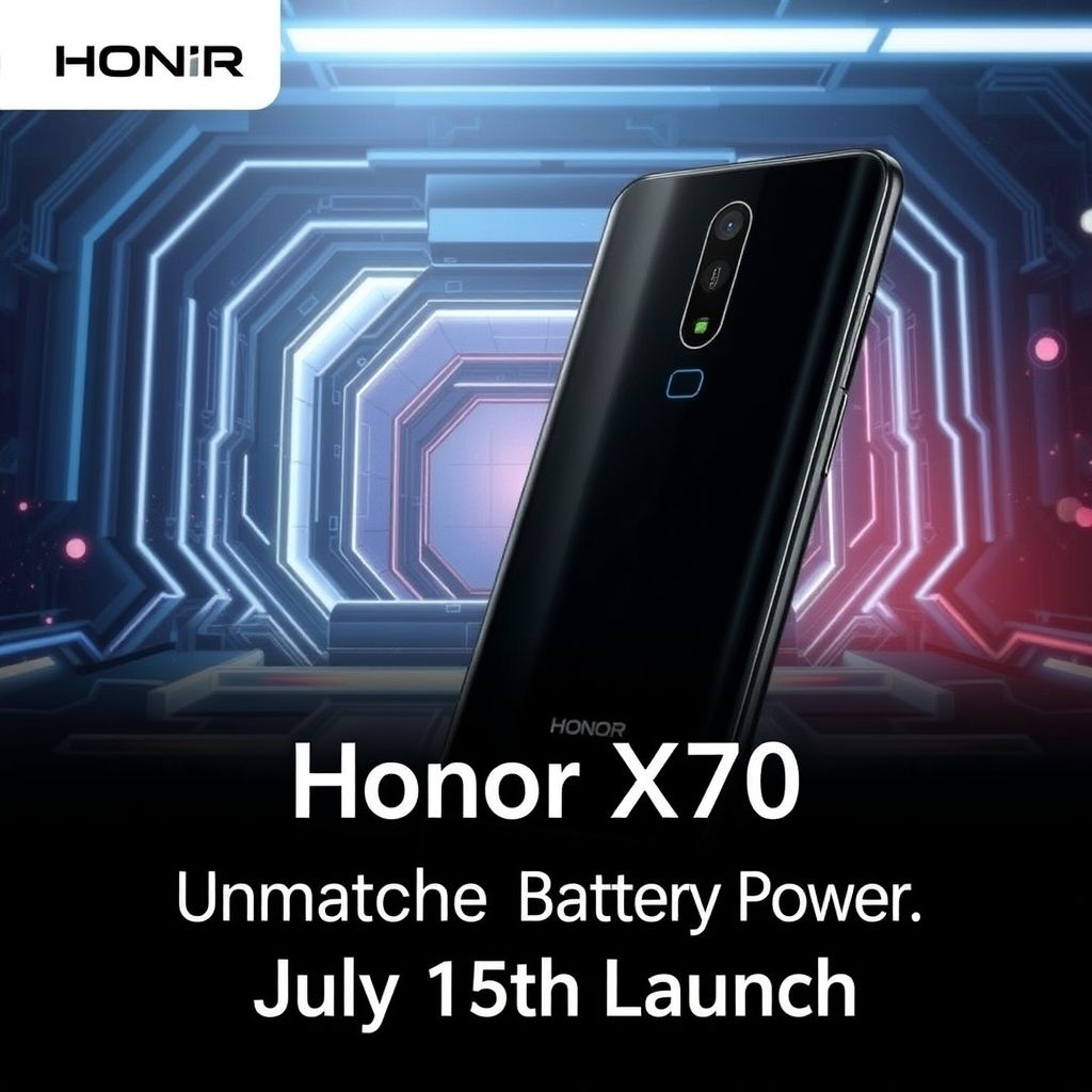 荣耀X70新品发布定档7月15日，搭载8300mAh电池，续航极致体验来袭！