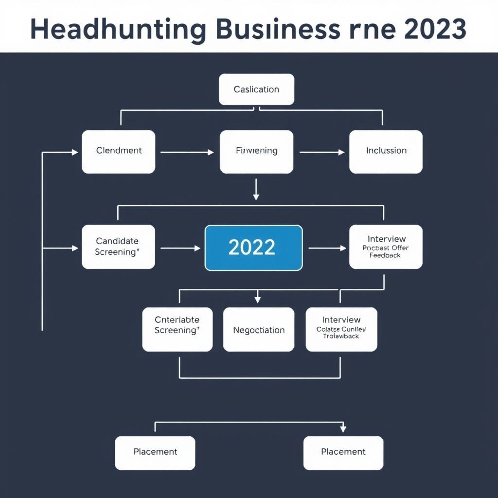 猎头业务流程图2023最新版详解下载，猎头业务流程开展的具体内容有哪些