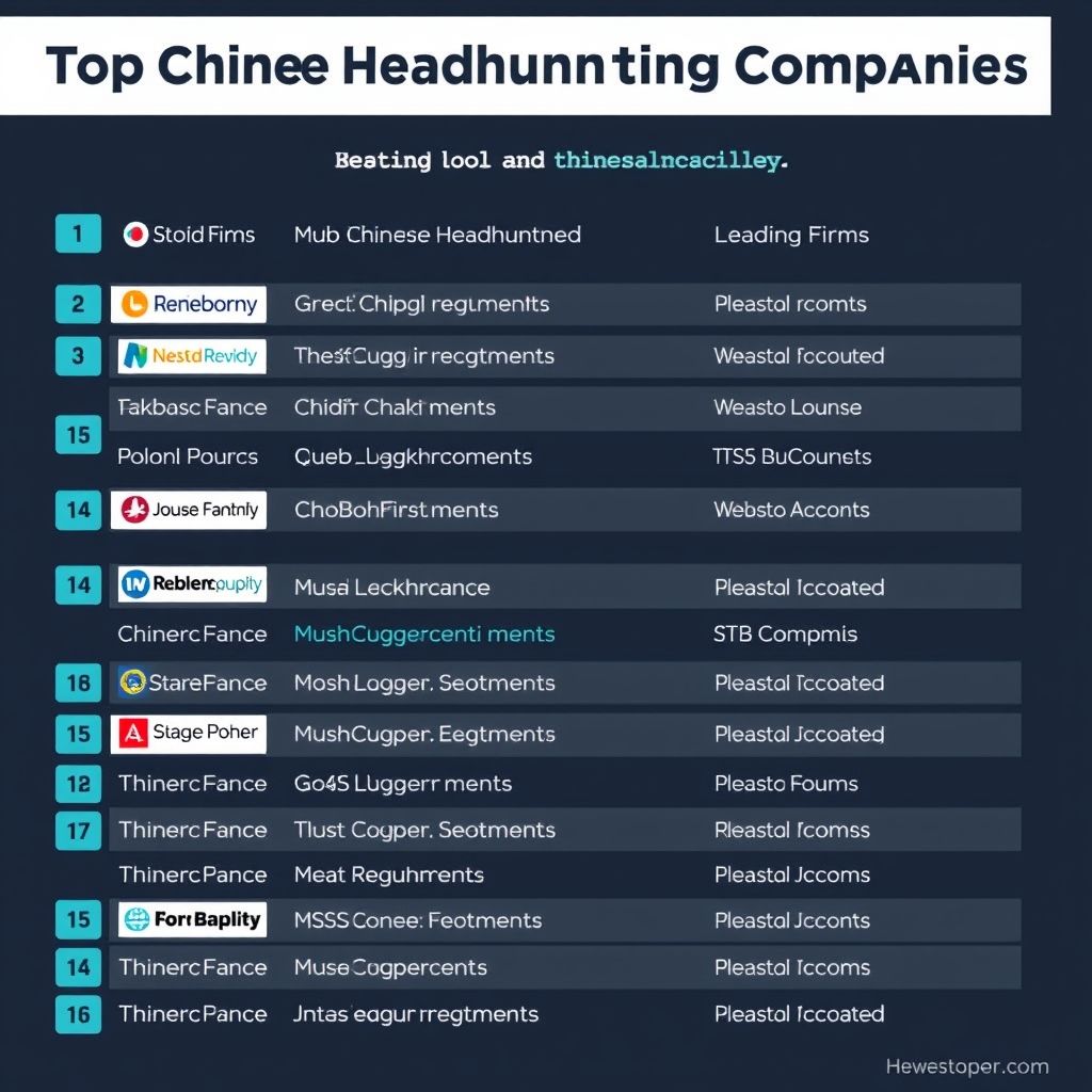 中国猎头公司排行榜，中国前100猎头公司排行
