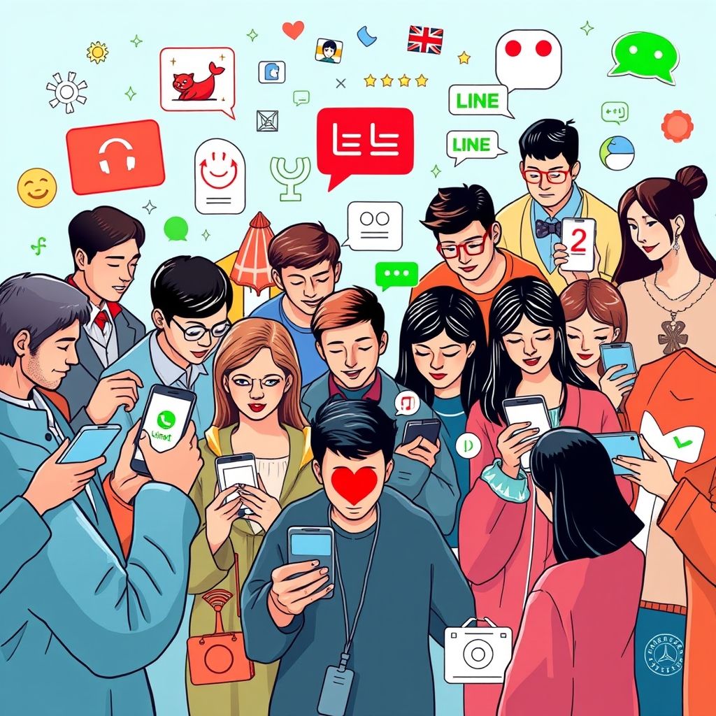 LINE社交和微信的文化差异，line比微信早出吗-LINE下载
