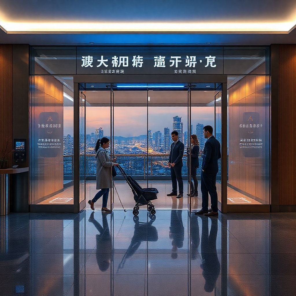 重庆感应门自动门厂家——智能安防与人性化设计的综合解决方案(图1)