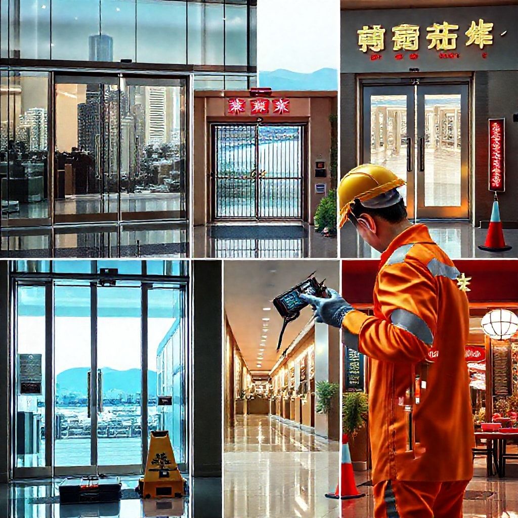 重庆感应门维修：守护回家门口的安全与便捷(图1)