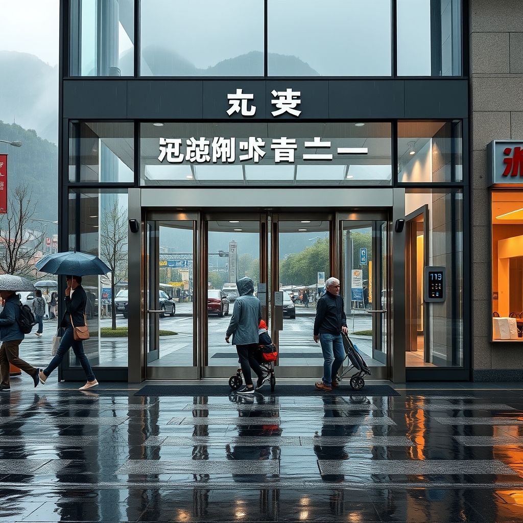 重庆感应门安装指南：让门口“会呼吸”的智能通道(图1)