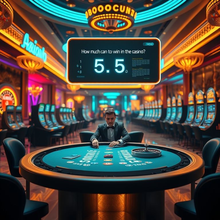 cuanto se puede ganar en el casino