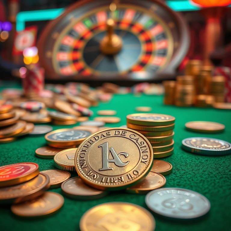 monedas de casino valor