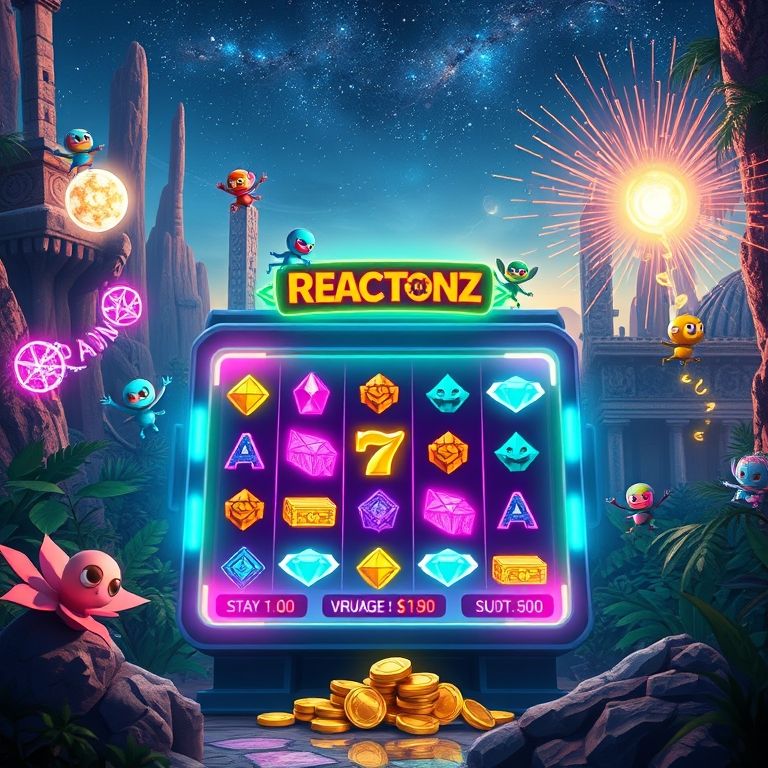 Reactoonz: Tragamonedas de Aventuras y Grandes Premios