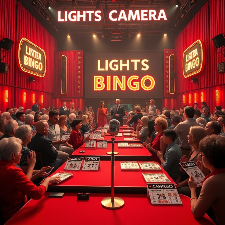 Lights Camera Bingo: Acción en Cada Cartón