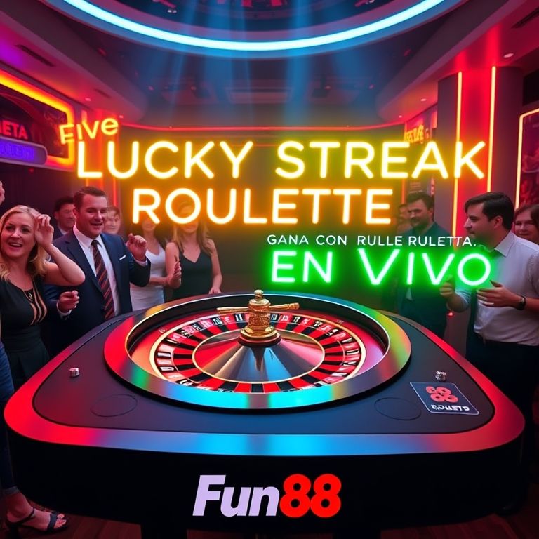 Lucky Streak Roulette: Gana con Ruleta en Vivo Fun88