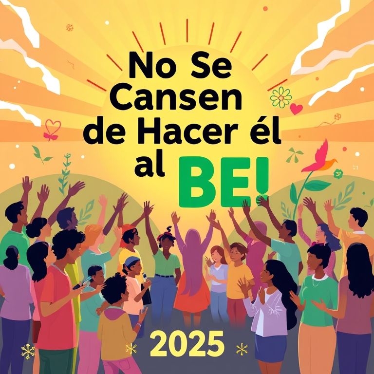 No Se Cansen de Hacer el Bien: Motivación Diaria 2025