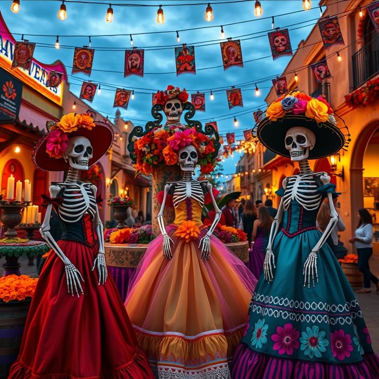 Juegos de Catrinas: Halloween Mexicano Gratis