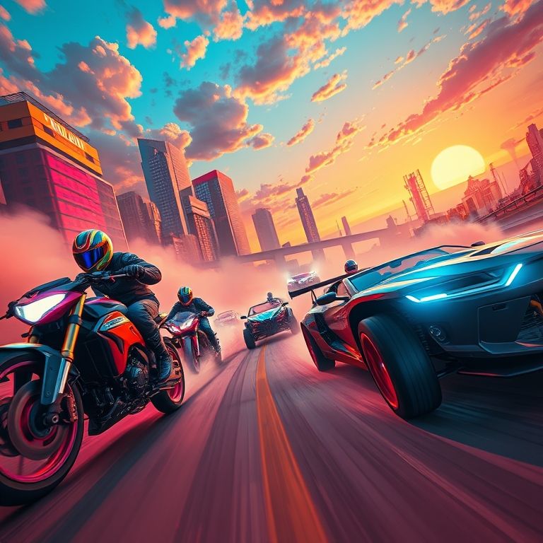 Adrenaline Online Game: Carrera Extrema Gratis