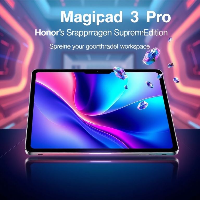 荣耀MagicPad3Pro平板搭载第五代骁龙至尊版10月震