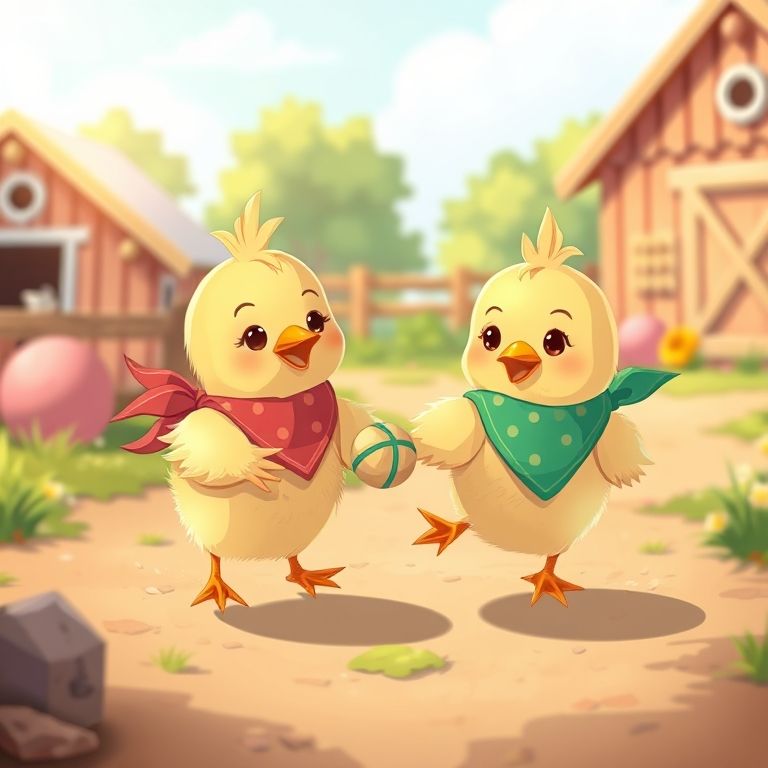 Pollitos 2 Jugadores: Diversión Doble