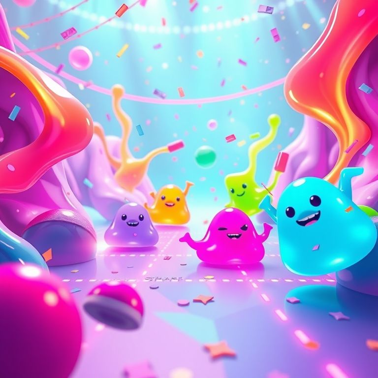 Slime Party: Fiesta Pegajosa Online