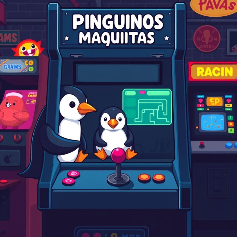 Pinguinos Maquinitas: Arcade Clásico