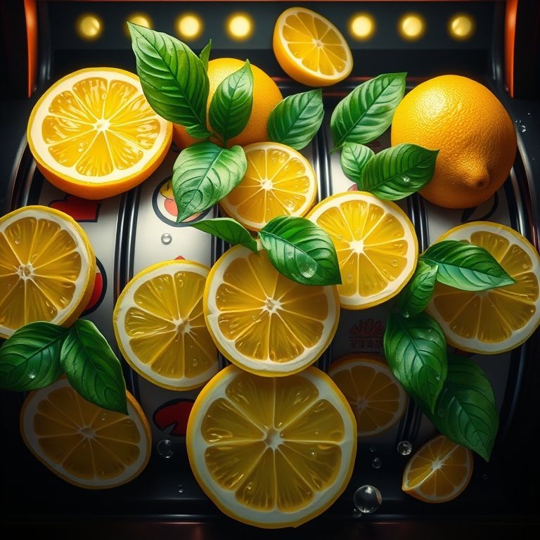 Limones Fondo HD: Frutas en Slots