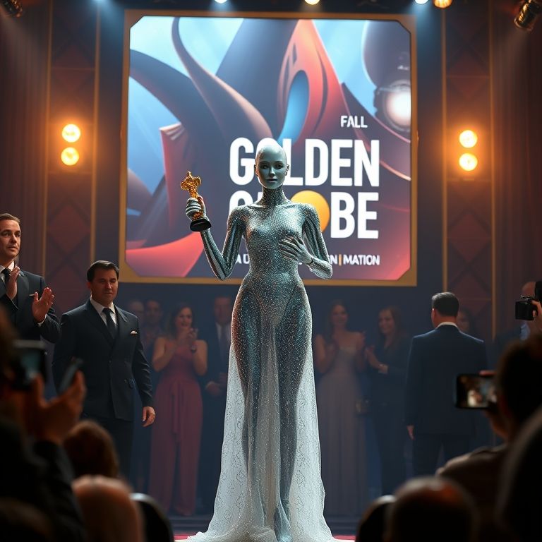 金球奖影后惊呼“我们全完了！”AI女演员正震动好莱坞(图1)