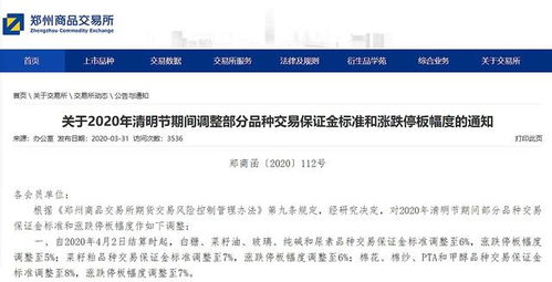 【风险预警】交易所调整保证金，这些品种交易策略需立即调整，交易所调整涨跌幅和保证金的意思