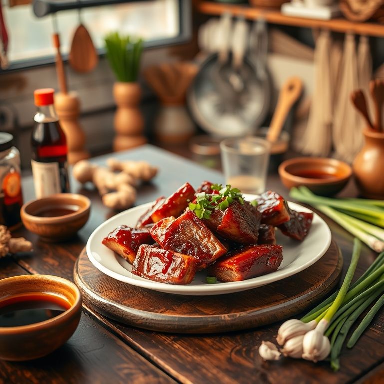 红烧排骨的家常做法：一步步掌握浓郁鲜美的家常好味道