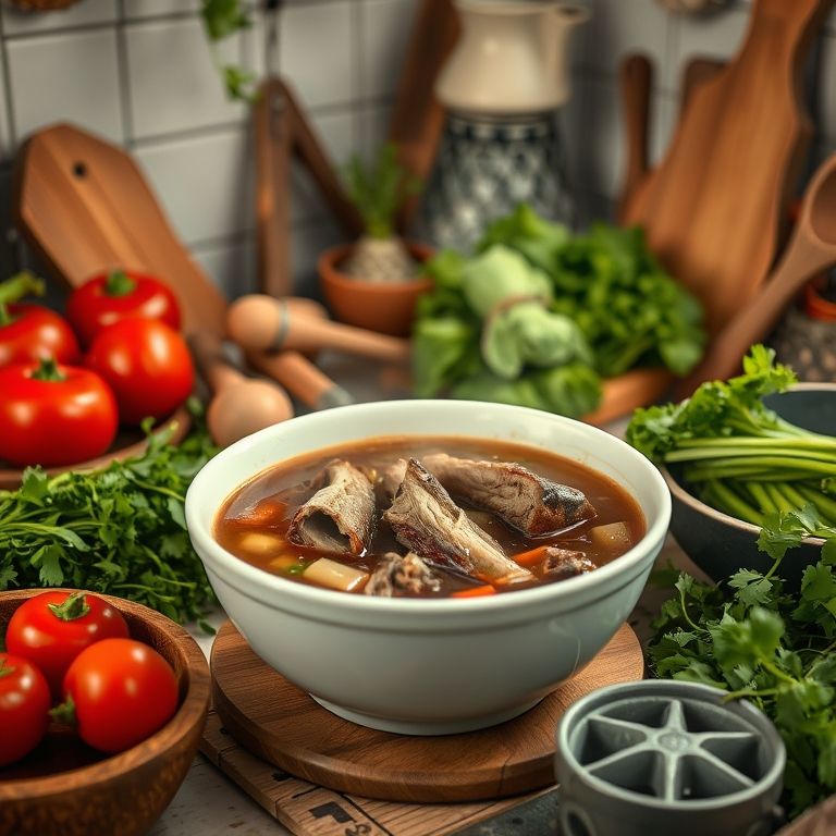 家常排骨汤秘籍：简单一步，浓郁滋味迎四方