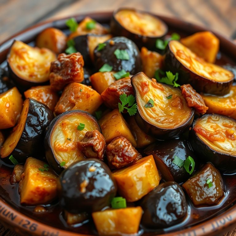 酱茄子的家常做法：简单易学的美味佳肴