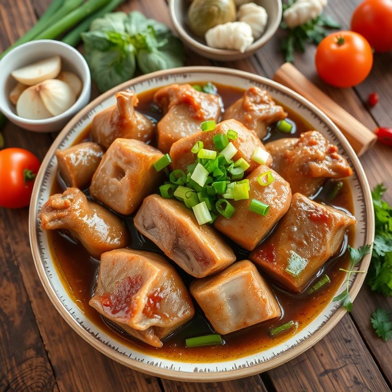 红烧猪蹄的家常做法：营养滋补，色香味俱佳的温暖佳肴