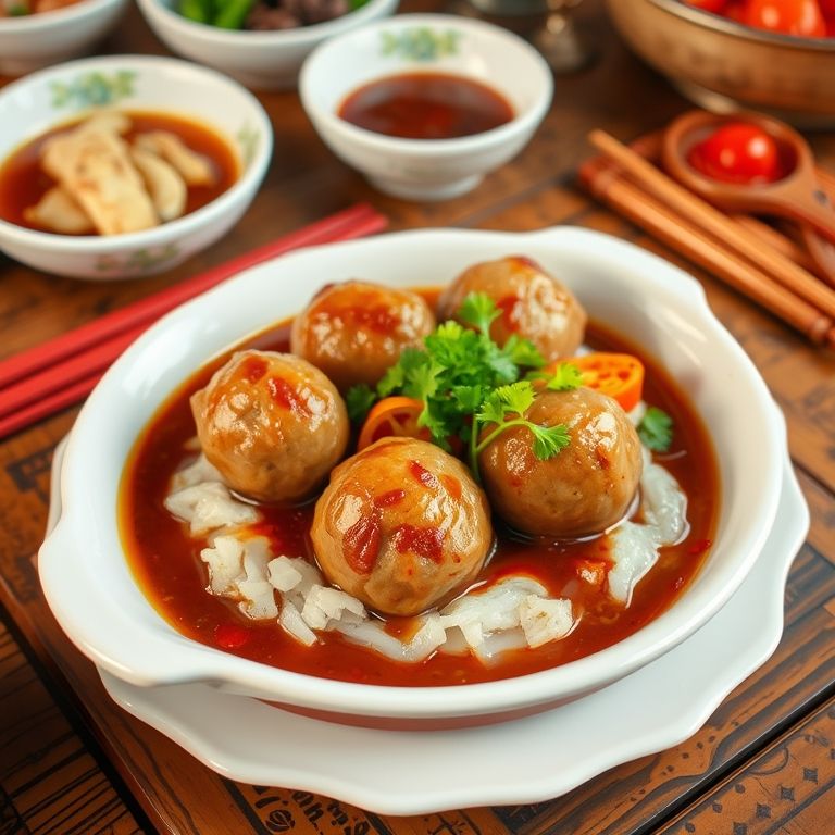 四喜丸子的家常做法，简单又美味，轻松做出大餐