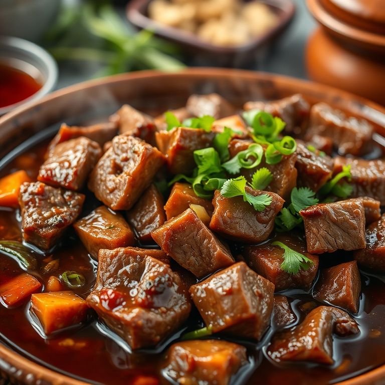 卤牛肉的家常做法：香浓入味，简单易学的牛肉佳肴