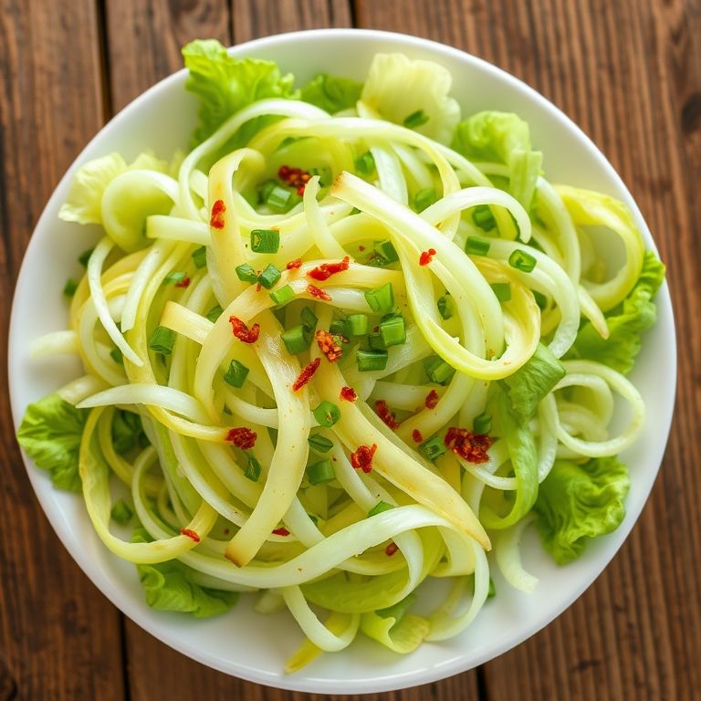 凉拌莴笋丝的家常做法，鲜香爽口简单又新鲜