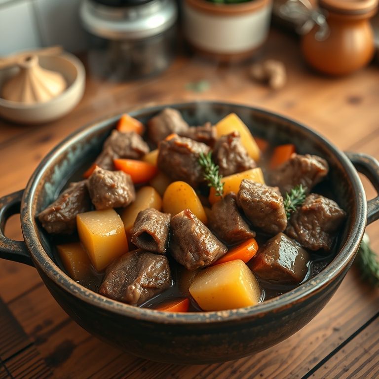 炖牛肉的家常做法，温暖又美味，快来尝试！