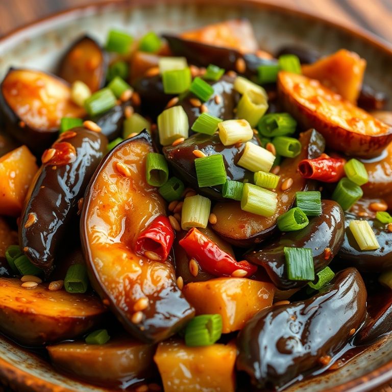 鱼香茄子的家常做法，简单又美味的家常菜