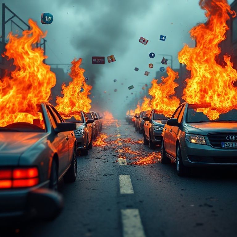 男子因编造“劣质电”导致车辆自燃谣言：把自己送进去了