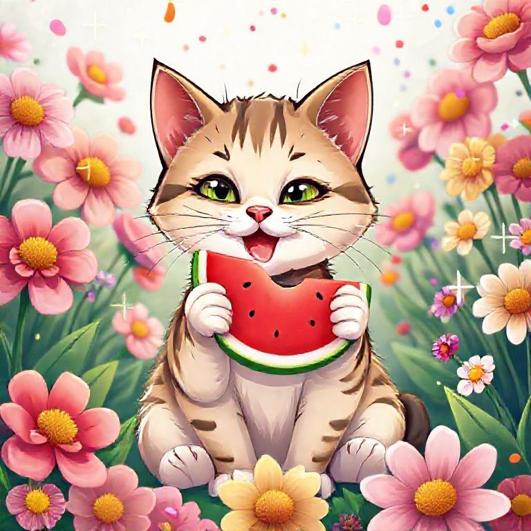 娱乐吃瓜猫咪，揭秘猫咪吃瓜背后的趣味世界