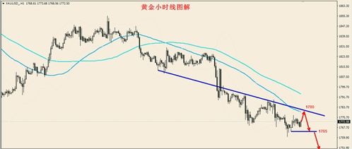 【黄金顾比均线】黄金期货直播室：长短周期顾比均线排列，趋势强度判断