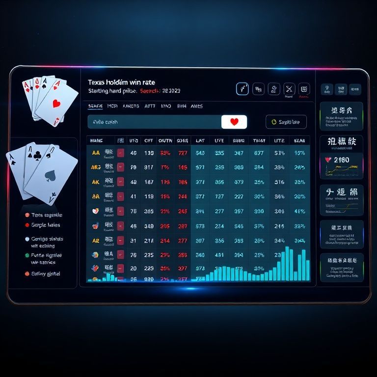 华体会棋牌：德州扑克起手牌胜率表在线查询