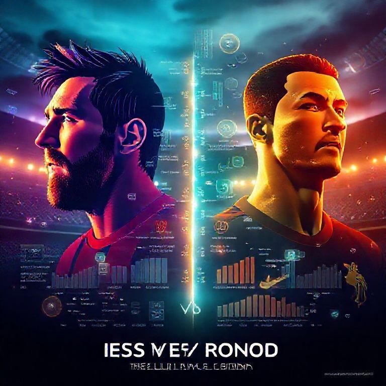 梅西C罗绝代双骄生涯数据终极对比开云版，梅西强行双骄