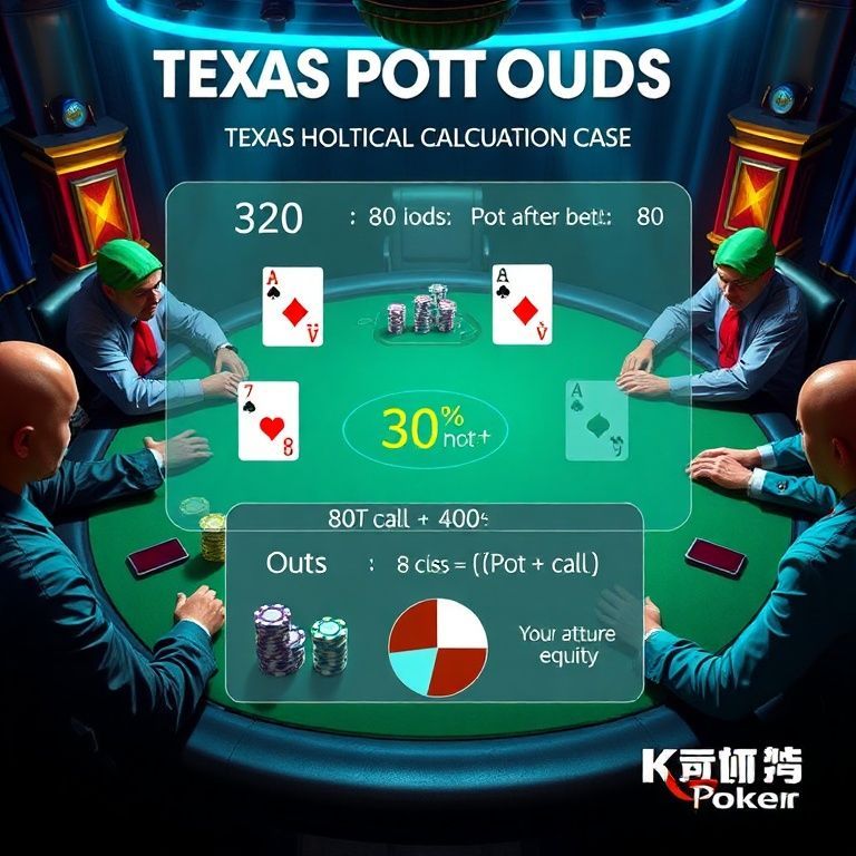 德州扑克底池赔率实战计算案例开云棋牌