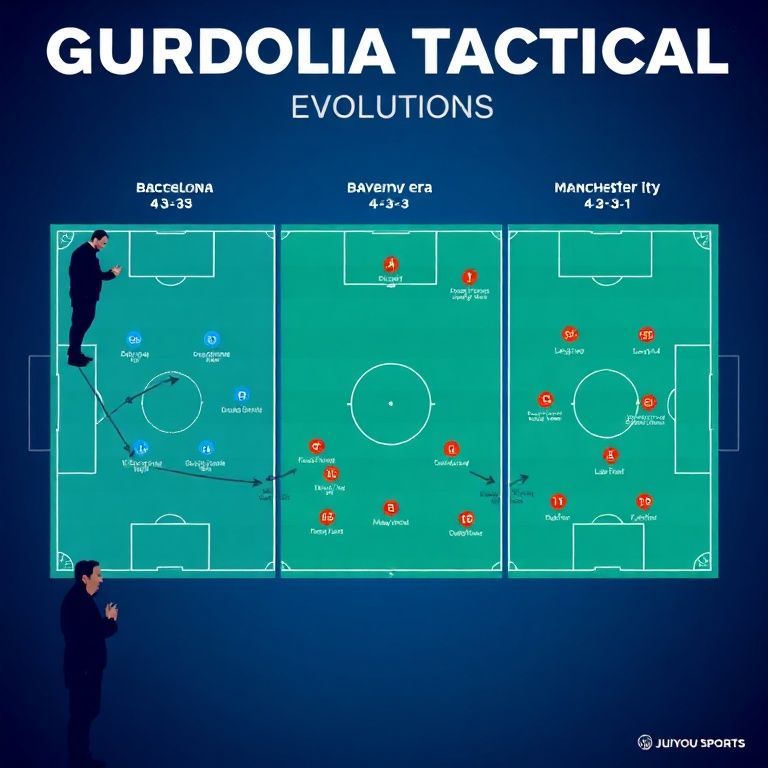 瓜迪奥拉战术进化九游体育板图解教学，瓜迪奥拉 战术