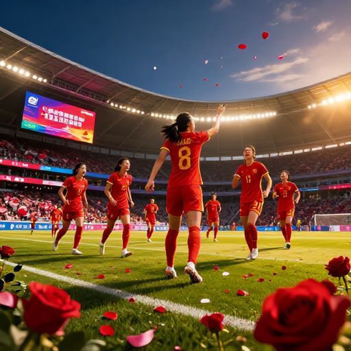 女足世界杯铿锵玫瑰绽放，九游体育女足盘口支持中国女足